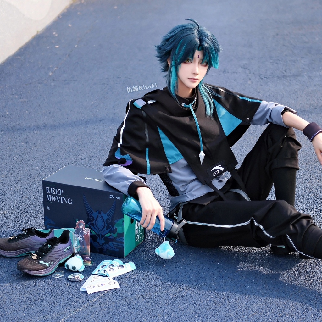 【原神】安踏馬赫4原神「魈」聯名鞋 Genshin原神周邊米哈遊原神周邊原神魈 魈安踏 安踏魈 原神衣服 原神鞋子 原神