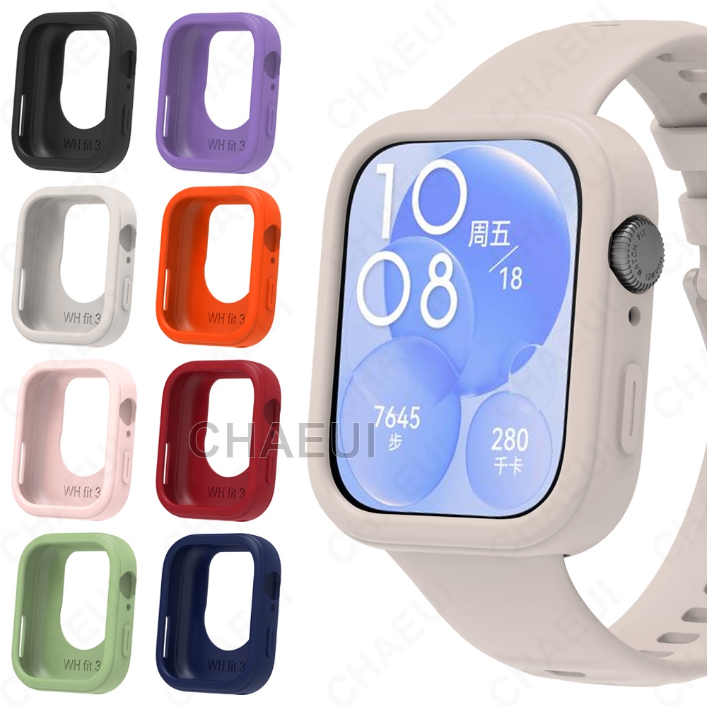 適用於華為 fit3 保護殼 Huawei Watch Fit 3 軟殼 矽膠殼 保護套