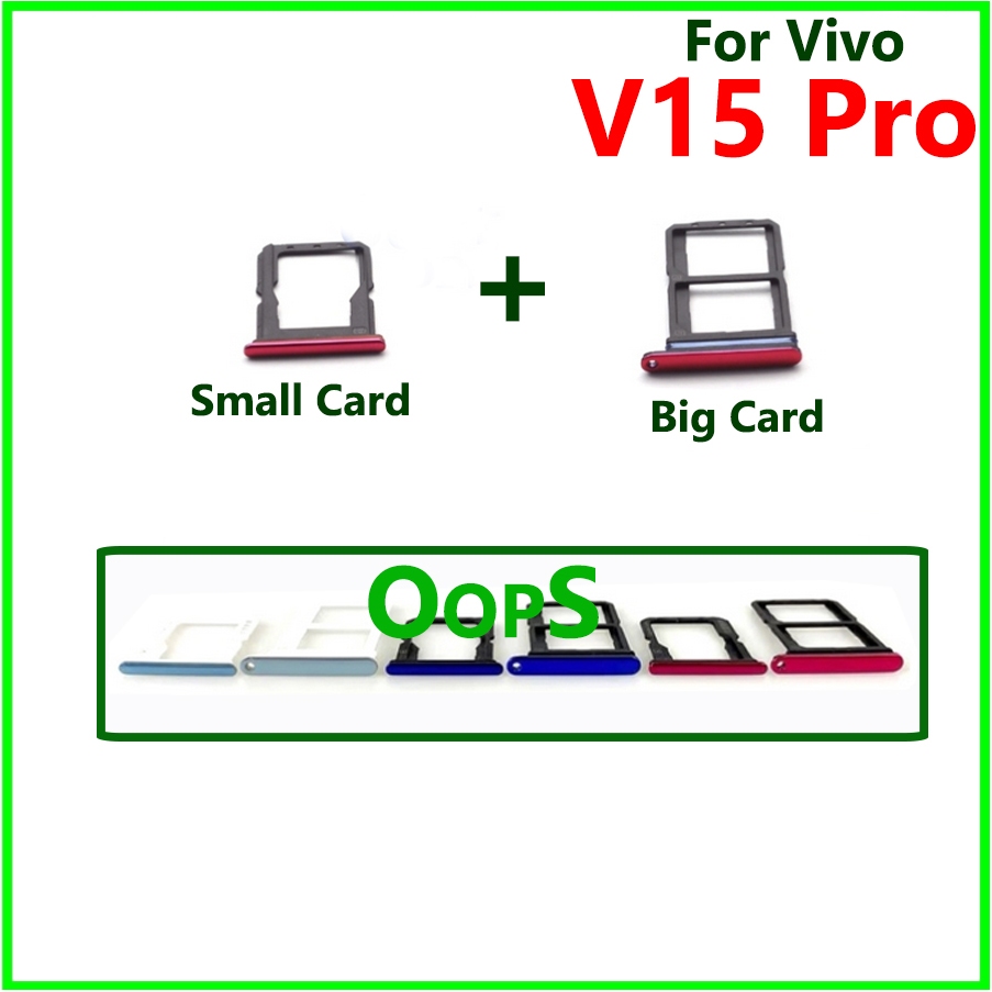 用於 Vivo V15 Pro SIM 卡托盤插槽支架適配器插座維修零件的 SIM 托盤支架