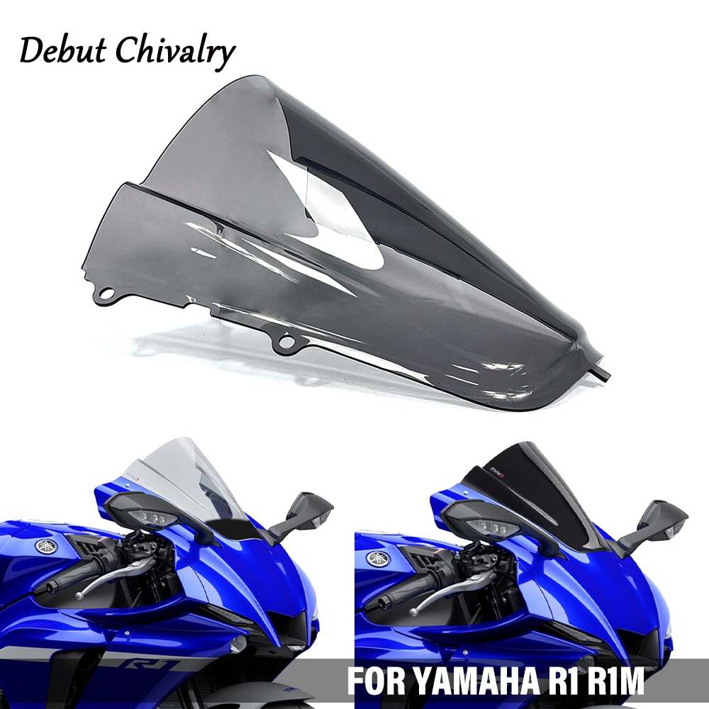 山葉 適用於雅馬哈yzf R1 R1M 2020-2024摩托車改裝擋風玻璃導流板