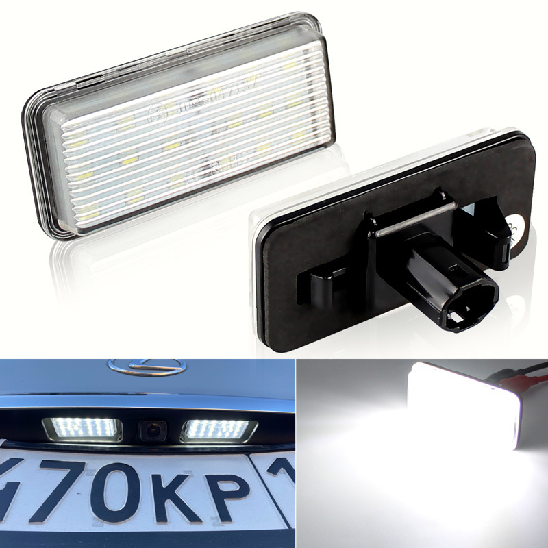 兩個 LED牌照燈 適用於雷克薩斯 凌志 Lexus LX470 LX570 GX470 車牌燈