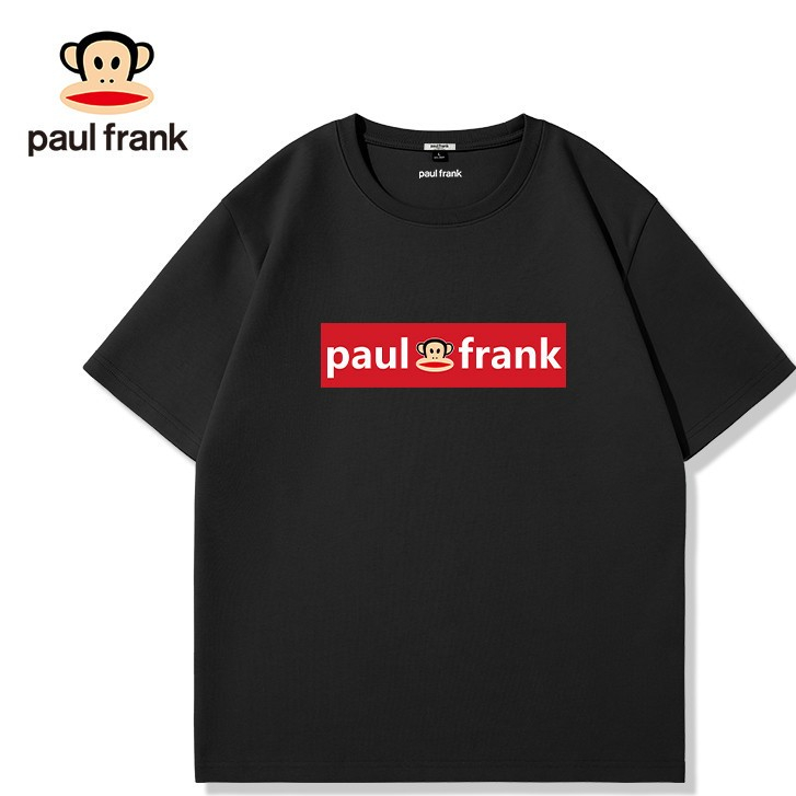 Paul Frank/大嘴猴美式印花t恤短袖2024新款純棉男女同款夏季