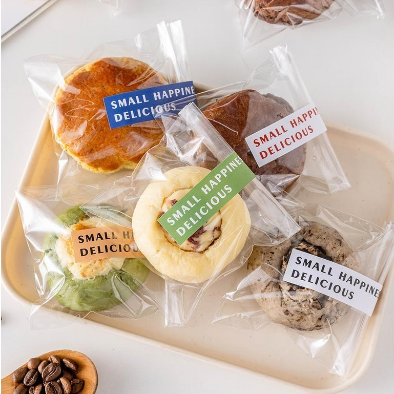 【現貨】【吐司包裝】司康包裝袋 曲奇餅乾 單獨小烘焙 麵包盒 吐司甜品 透明巧克力 紐約大子