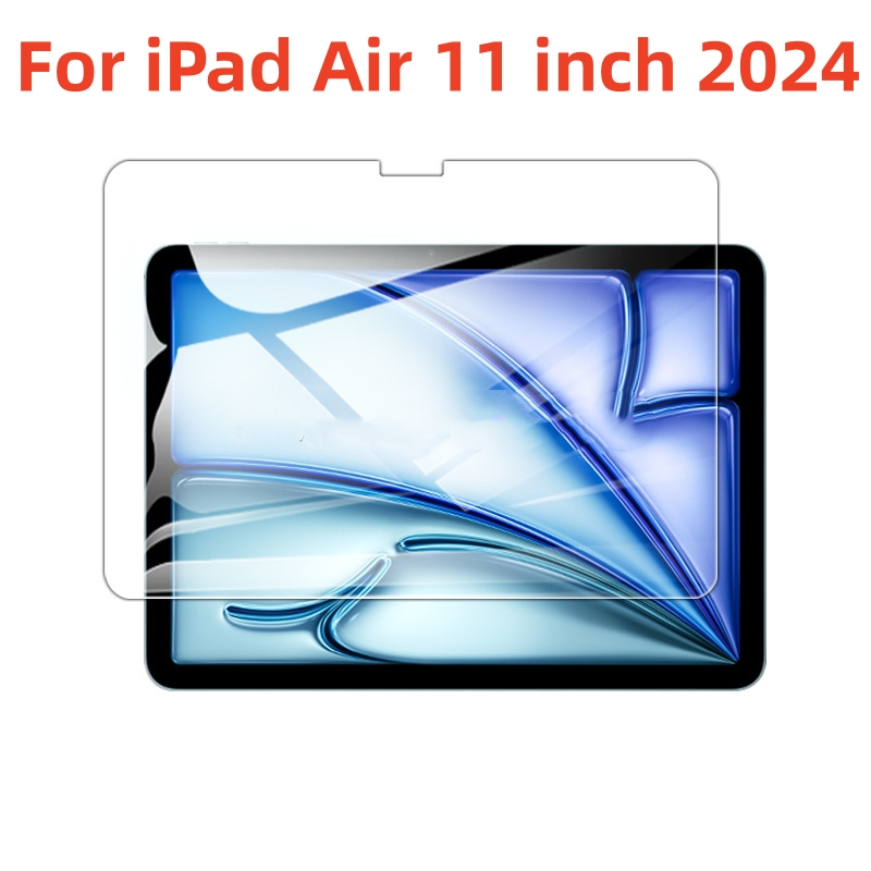 全新平板電腦鋼化玻璃全覆蓋屏幕保護膜適用於 Apple iPad Air 11 英寸 2024