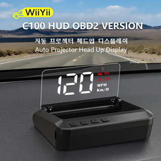 Wiiyii C100 OBD2 GPS車速投影儀後視鏡車載HUD抬頭顯示器電腦汽車電子配件