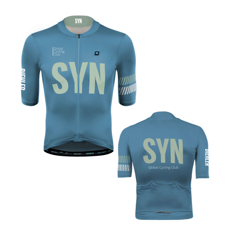 2024新款SYN 短袖騎行服公路腳踏車牛奶絲山地車騎行服短袖上衣速乾透氣騎行服套裝