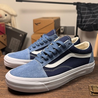 Vans Premium Old Skool 藍白 上腳充滿質感！輕質舒適板鞋