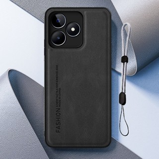 適用於 Realme Note 50 4G/RMX3834 時尚商務皮套帶可調節手機掛繩