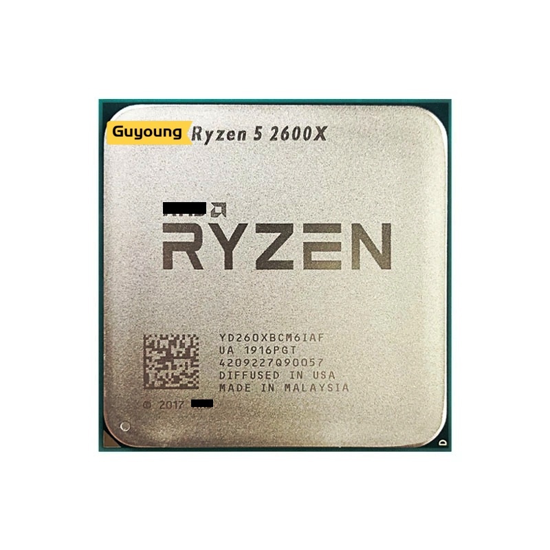 Yzx Ryzen 5 2600X R5 2600X 3.6 GHz 二手游戲 Zen+ 0.012 六核十二線程 CP