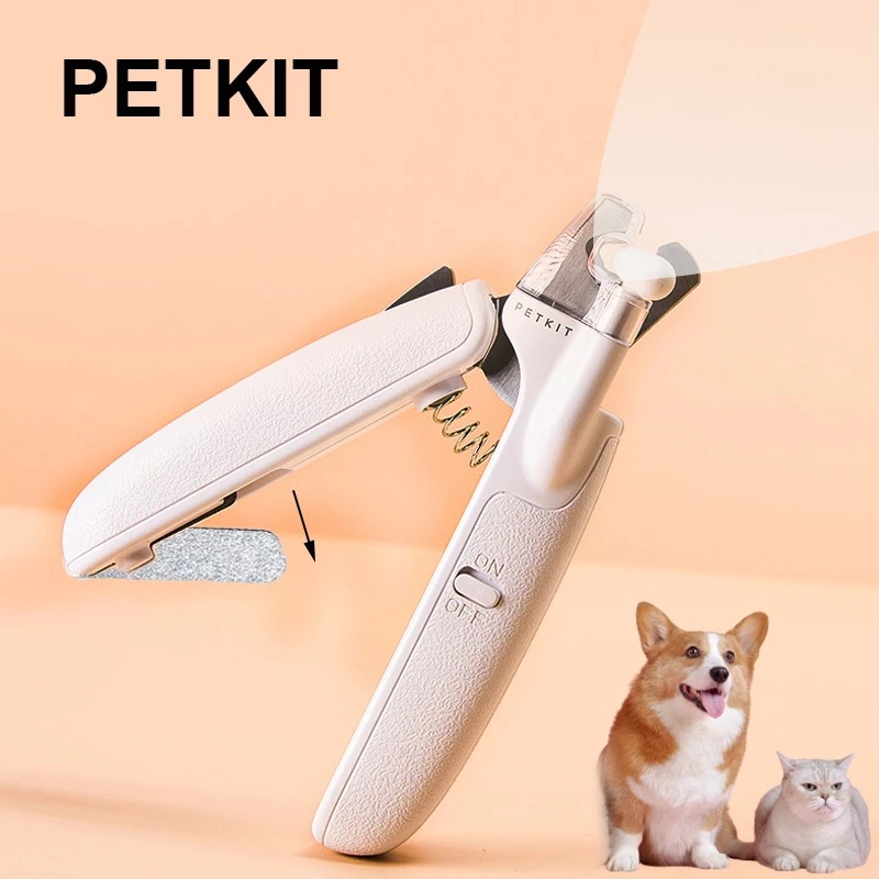 Petkit 寵物指甲用品貓狗安全指甲剪帶 LED 燈防止剪指甲血管美容切割器修剪器