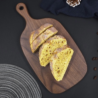 大柄黑胡桃木砧板麵包板甜品板實木砧板家用水果板