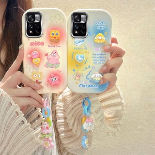 XIAOMI REDMI 手機殼小米紅米note11t Note11S 5G手機殼棒娃娃女保護套可愛少女軟殼。