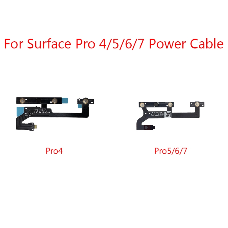 適用於微軟Surface Pro 4 5 6 7 Pro4 Pro5 Pro6 Pro7 1724 1796開機音量排線