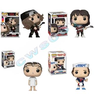 特價！ FUNKO POP美劇公仔 怪奇物語手辦 電療小十一/霜淇淋史蒂夫/艾迪模型擺件