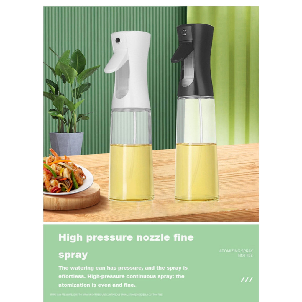 塑膠噴油瓶燒烤食用油橄欖油控噴油壺氣壓式廚房塑膠噴霧瓶油噴壺
