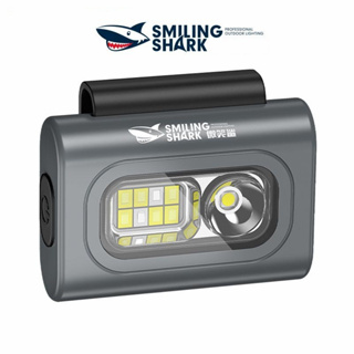 微笑鯊 SD7133 跑步頭燈迷你超亮頭燈 COB 磁鐵頭燈 Type-C 可充電防水戶外登山頭燈