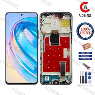Acheng 相容華為榮耀 X8a CRT-LX1 CRT-LX2 CRT-LX3 液晶觸控屏數字化儀更換部件