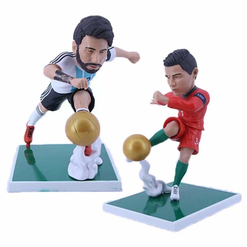 【優質版】卡塔爾世界杯C羅梅西人偶模型⛳足球明星公仔玩偶禮物⛳