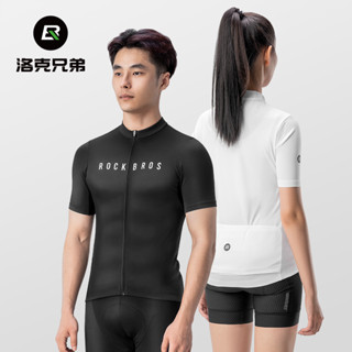 Rockbros 騎行服褲套裝輕便速乾自行車上衣短袖短褲吸汗排汗騎行服