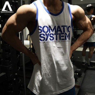 韓版 肌肉健身運動背心 男式 棉質 條紋 休閒 跑步 籃球 無袖 上衣 現貨