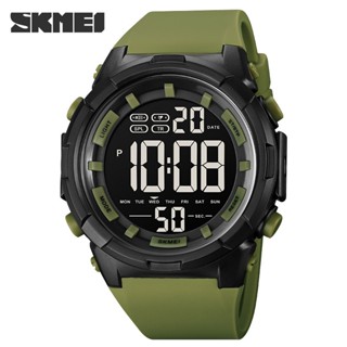 SKMEI 1845 運動軍事時尚手錶 LED 電子手腕倒計時 50M 防水數字外部禮品手錶