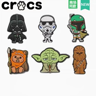 crocs鞋花卡駱馳鞋上DIY裝飾品配件智必星鞋釦洞洞鞋配飾星際大戰洞洞EVA沙灘收納手提包可拆卸女生卡通扣