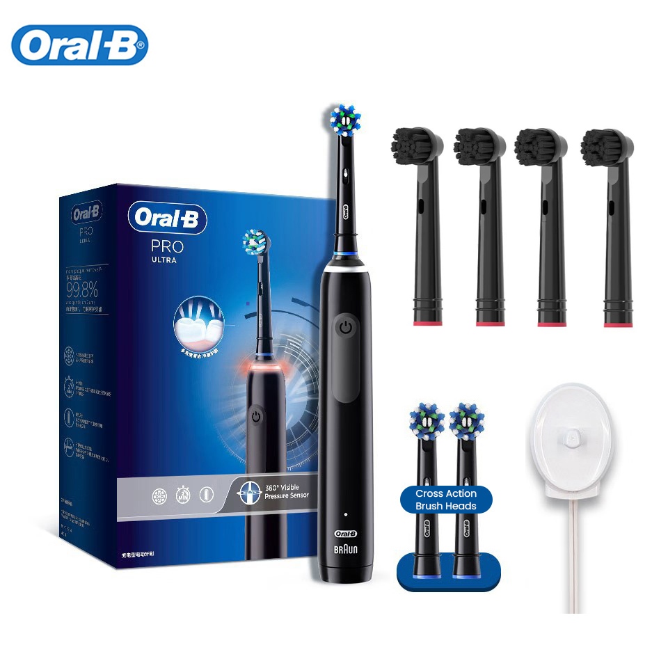 Oral-B Pro4 電動牙刷 交叉作用 深層清潔 48800轉每分鐘 4 種模式壓力感應 歐樂b 聲波電動牙刷