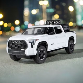 豐田 車模 1:24 合金車 Toyota Tundra 坦途 後視鏡摺疊 可按喇叭 皮卡車 越野車 聲光車 迴力車