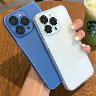 適用於 iPhone 15 14 13 12 11 Pro Max Plus 的超薄啞光半透明柔軟透氣防指紋矽膠手機殼,
