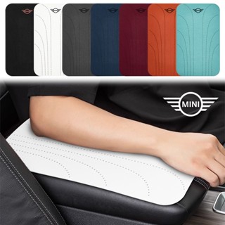 1 件裝高品質絨面革汽車扶手箱墊汽車中央扶手防塵墊適用於 Mini Cooper One S R50 R53 R56 R