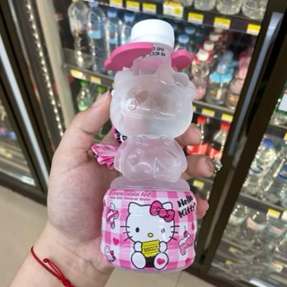 創意三麗鷗diy Hello Kitty動漫礦泉水瓶可重複使用兒童自製飲料杯學生便攜杯子兒童禮物