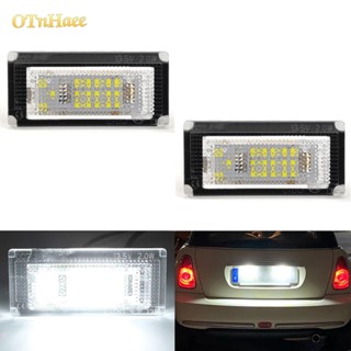 2只裝 寶馬MINI專用LED車牌燈R50 R52 R53 Cooper MINI牌照燈BMW Cooper 白光解碼
