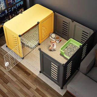 狗圍欄 大空間狗籠 家用室內自由組合狗窩 小型犬寵物窩