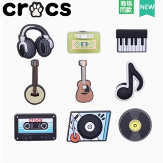 洞洞鞋鞋花適配crocs卡駱馳智必星卡洛馳鞋子配件 音樂樂器系列JIBBITZ沙灘包