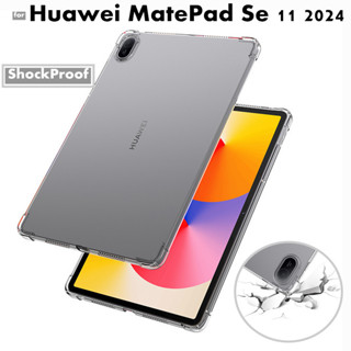 華為 MatePad SE 11 2024 保護套透明安全氣囊軟矽膠 TPU 保護防震 Capa Fundas 外殼適用