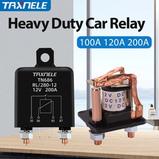 Taxnele 大電流繼電器啟動繼電器 200A 100A 12V/24V 功率汽車啟動繼電器汽車繼電器