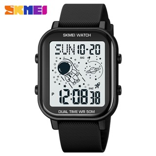 Skmei 1971 時尚數字運動手錶男士倒計時電子時鐘 5Bar 防水計時日期手錶 reloj hombre 精美禮品