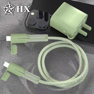 HX 15 系列全新升級全覆蓋線保護器/矽膠充電線埠保護器/Iphone 電纜整理器。