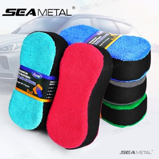 SEAMETAL洗車海綿加厚強力吸水清潔海綿汽車清潔劑和套件