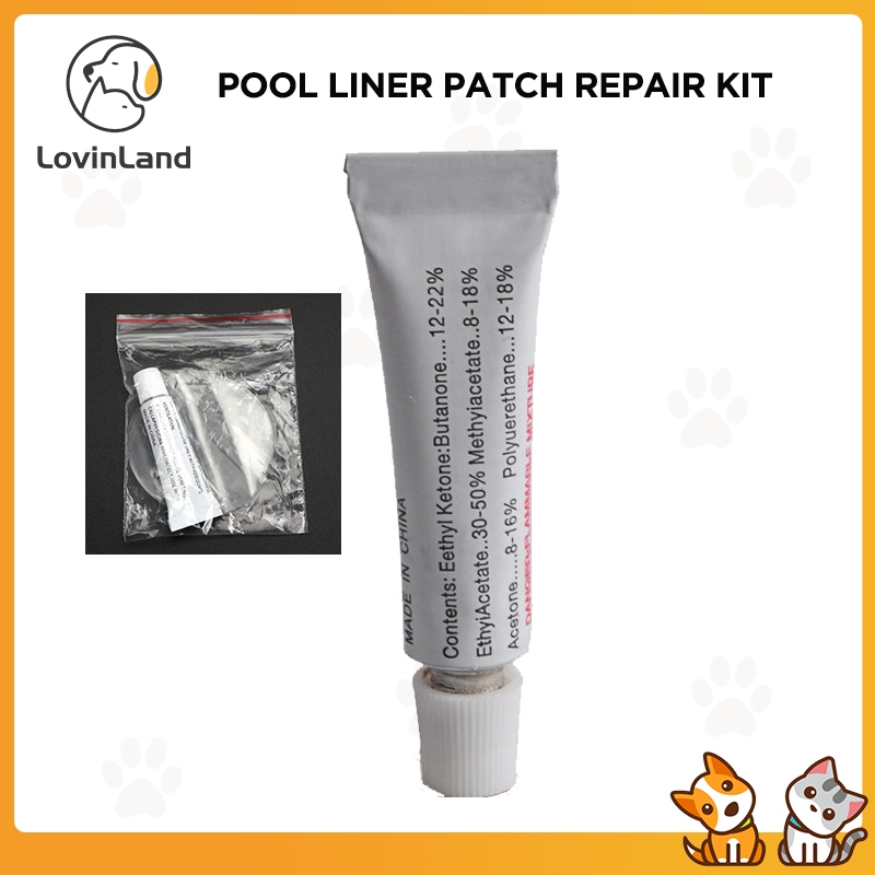 Pool Liner Patch Repair Kit,防水氣墊補丁套件,防水充氣補丁修復套件,適用於游泳圈、熱水浴缸、