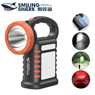 微笑鯊正品 ST5132 led強光手電筒 工作燈 探照燈 帶COB側燈手提燈 USB 6檔 防水戶外露營家用工作巡邏