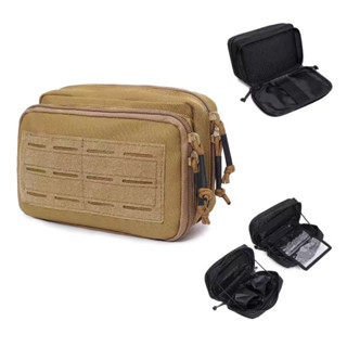 （現貨速髮）1000D Molle 袋戰術雙層腰包 EDC 實用工具袋揹包背心戶外配件袋