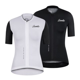 Santic 騎行服女士公路自行車襯衫透氣 涼爽 反光防滑口袋 WL24C02241