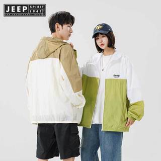 Jeep SPIRIT 1941 ESTD新款男士防曬衣夏季冰絲薄款透氣外套新款防紫外線戶外男士防曬衣