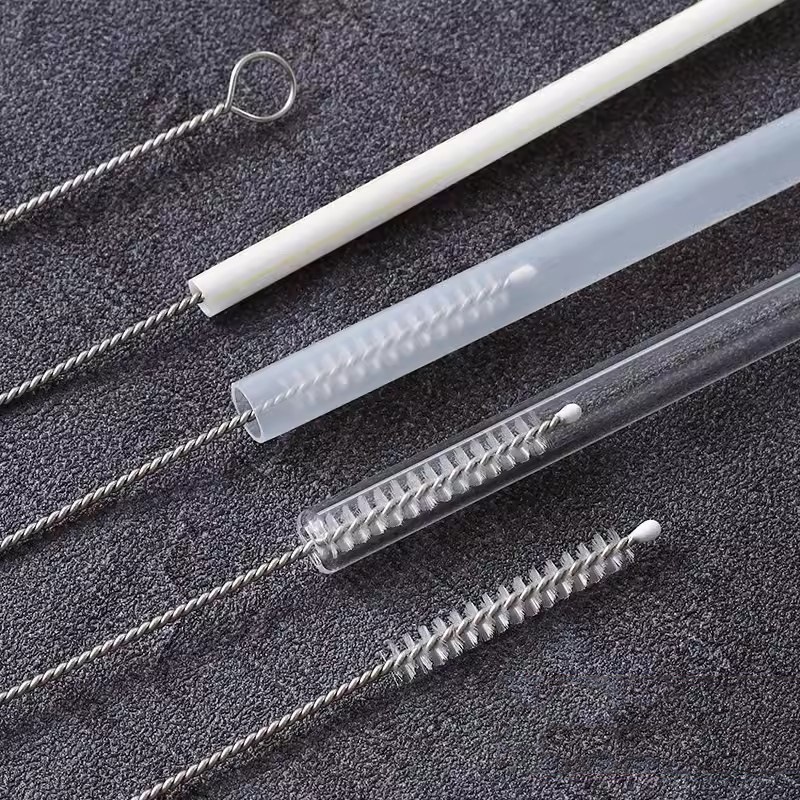 1pcs 不鏽鋼吸管刷 吸管清潔刷300mm導毛刷 軟毛吸管刷子 Stanley杯吸管刷