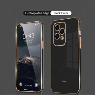 Honor 200 Lite 5G 直電鍍邊緣外殼軟矽膠全蓋保護豪華後蓋 SYD01 手機殼
