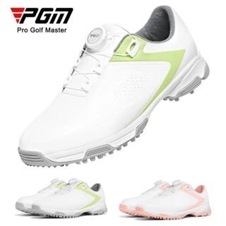 PGM GOLF 旋鈕鞋帶系列女士高爾夫運動鞋徒步鞋配備緩衝鞋底防滑防水設計