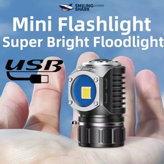 Smilingshark ES16 迷你手電筒 LED P70 3000LM 大功率強光手電筒小型便攜式 Porket
