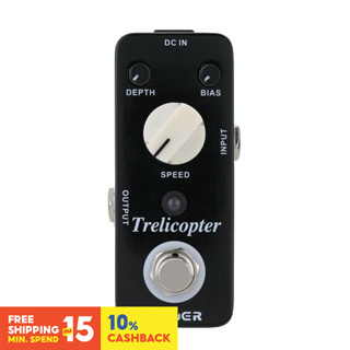 Mooer Tremolo 電動踏板腳踏開關吉他效果器踏板合成器 Mtr1 直升機效果器 Trill 經典光學