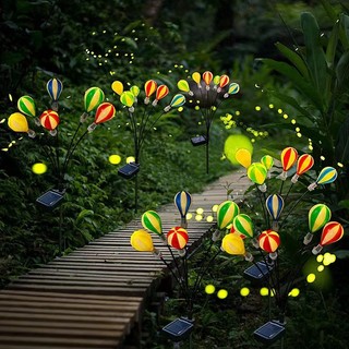 太陽能小夜燈 熱氣球 庭院燈戶外蜜蜂/星星螢火蟲燈防風防水裝飾燈庭院通道
